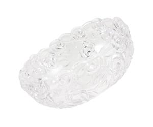 Hohopeti Bol para Remojo de Manos de Vidrio Resistente Cuenco para Manicura con Superficie para Suavizar Cutículas y Tratamientos de Uñas Reutilizable y Cómodo para Cuidado de Manos y