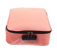 Hohopeti Bolsa Organizadora de Documentos Multi-Capa con Cerradura Ignífuga Resistente al Agua y Portátil Caja de Almacenamiento para Archivos Personales y Certificados para Viaje y