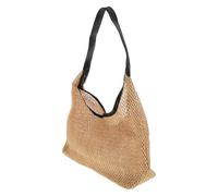 Hohopeti Bolso Tote Trenzado para Mujer Bolso Playa Verano Rafia Bandolera Elegante para Viajes Vacaciones Fin de Semana