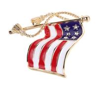 Hohopeti Broche De Bandera De Diamantes Pin Para Sombrero Del 4 De Julio Accesorios Con La Bandera De Uu Pin Patriótico Para Mochila Insignia Con La Para Mochila