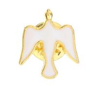 Hohopeti Broche Esmaltado Pin Espiritual para Bautizo Confirmación y Accesorios Religiosos Conmemorativos para Prendas y Decoración de Mantillas