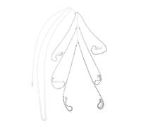 Hohopeti Cadena de Pierna con Cristales Brillantes Accesorio de Cuerpo Femenino para Playa y Club Joyería Corporal con Pedrería para Destacar la Figura y Atraer Miradas