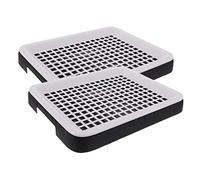 Hohopeti Caja De Arena para Gatos Perros Y Hámsteres De Plástico con Base
