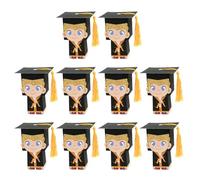 Hohopeti Caja de Dulces para Fiesta de Graduación Gorro de Doctor, Material de Papel Fácil de Usar y Llevar, Recuerdos de Graduación Creativos y Prácticos
