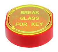 Hohopeti Caja de Emergencia para Llaves y Tarjetas, Resistente al Fuego, de Pared, Vidrio para Romper en Caso de Emergencia, Cerradura de Seguridad, para Puertas y Ventanas en Hogares