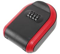 Hohopeti Caja de Seguridad Cerradura de Código Caja de Llaves para Montaje en Pared Resistente para Exteriores Color Rojo Porta Llaves Oculto 1 Unidad