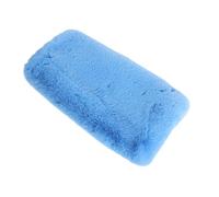 Hohopeti Calentador de Manos de Piel Sintética Azul Engrosado, Manguito Peludo para Mujer, Calentadores de Manos para Clima Frío, Diseño Alargado para Actividades al Aire Libre y Invierno