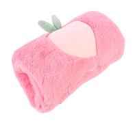 Hohopeti Calentador de Manos de Piel Sintética Suave, Tamaño 30x18 Cm, Color Durazno, Manguito Cálido de Invierno para Mujer, Adecuado para Hogar, Oficina y Actividades al Aire Libre