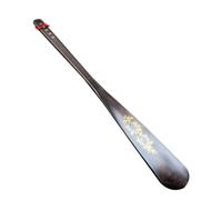 Hohopeti Calzador de Zapatos de Madera Maciza con Mango para Hombre y Mujer Ligero y Duradero con Correa Colgante para Casa Oficina y Viaje Alivio de Dolor de Espalda y Rodilla Diseño