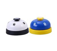 Hohopeti Campanas de Entrenamiento para Perros con Huella de Pie 2 Piezas Herramienta de Entrenamiento para IR al Baño para Mascotas Color Y Mejora La Comunicación con Tu Mascota