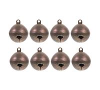Hohopeti Campanas Decorativas de Cobre para Collar de Perro 8 Piezas Mini Campanillas para Mascotas Colgantes Vintage para Collares Cascabeles Resistentes Anilla para Uso en Perros