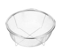 Hohopeti Cesta de Vapor de Acero Inoxidable 23 CM para Freír y Escurrir Alimentos Cesta Multifuncional para Cocina Patas Adecuado para Verduras y Patatas Fritas