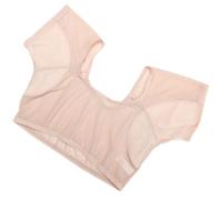 Hohopeti Chaleco Transpirable para Mujer, a Prueba de Sudor, Beige, S | Malla Transparente Ultrafina, Diseño Envolvente del Pecho, Almohadillas de Algodón, Yoga y Verano