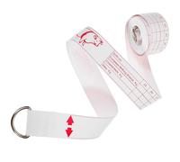 Hohopeti Cinta Métrica para Pesar Ganado y Caballos, Tamaño Pequeño Portátil, Escala Precisa para Medir Peso y Busto de Animales, Herramienta Ligera para Uso en Granjas y Ranchos