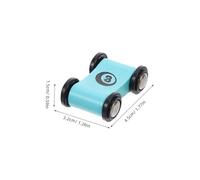 Hohopeti Coche de Carreras de Madera para 8 Piezas Miniatura Pista de Carreras Interactiva Juguete Educativo 4 Colores 2 Unidades Cada Uno para Juego Infantil Divertido