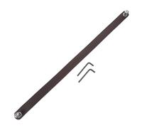 Hohopeti Correa de Cuero Sintético para Mango de Cubo de Spa de Madera con Tornillos y Llaves Asa de Repuesto Ergonómica para Baño de Pies Compatible con Varios Modelos Kit de