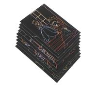 Hohopeti Creativo de Papel para Rascar para Kit de Manualidades DIY con Láminas Delicadas para Dibujar y Raspar para Actividades Familiares y Fiestas Infantiles