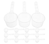 Hohopeti Cuchara Medidora Multiusos de Plástico con Escala 20 Ml para Mascarillas Faciales y Alimentos Secos Taza Medidora Compacta para Cuidado Piel y Cocina Dosificadora Reutilizable