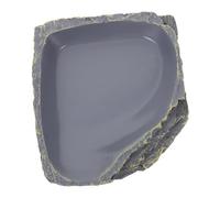 Hohopeti Cuenco para Reptiles de Resina Duradera Plato Alimentador y Desbordamiento para Tortugas Geckos y Mascotas Pequeñas