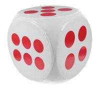 Hohopeti Dados Gigantes de Espuma EVA Blanco para Familiares Enseñanza y Fiestas Dados Seguros y Resistentes para Adultos