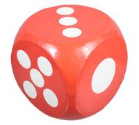 Hohopeti Datos de Espuma Gigantes Rojo Dados Seis Caras para Enseñanza de Mesa Familiares Actividades de Fiesta y Sorteos Portátiles y Seguros
