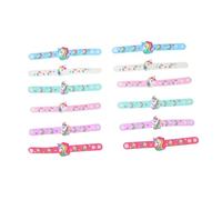 Hohopeti de Unicornio Decoraciones Únicas 12 Pulseras de Silicona para Niños Diseño Creativo y Cómodo Color Aleatorio para Fiestas Navideñas y Reuniones Amigos