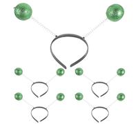 Hohopeti Diadema Cabello 5 Piezas Bolas de Espuma Verde, Accesorios Decorativos para Fiestas y Festivales, Banda Ligera y Cómoda Cabello, Tocado Creativo y Divertido
