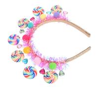 Hohopeti Diadema Infantil Lollipop Dibujos Animados Accesorio Festivo para Niñas Fiesta Cumpleaños Diseño Divertido