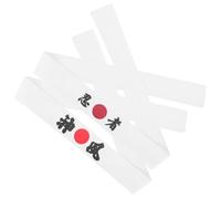 Hohopeti Diadema Japonesa Samurái de Tela Transpirable Banda Ancha Ajustable para Chef y Karate Accesorio Deportivo Versátil para Yoga Correr y Ciclismo Unisex Talla Única