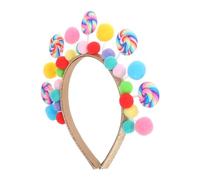 Hohopeti Diadema Niñas Lollipop Princesa Dulce Carnaval Fiesta Cumpleaños Accesorio Pelo Dibujos Animados Tocados Pelo Fiesta