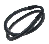 Hohopeti Diadema para Hombre Árabe con Trenza Pañuelo Estilo Shemagh PU Flexible y Suave Accesorio para Disfraces y Fiestas Temáticas del Oriente Color Negro