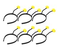 Hohopeti Diademas Infantiles Bolas de Pelo y Diseño de Abeja y Hormiga, 6 Piezas para Cumpleaños y Uso Cotidiano