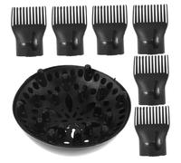 Hohopeti Difusor Moldeador con Peine para Secador de Pelo Boquilla Resistente Altas Temperaturas Accesorio de Peinado Rápido y Seguro Compatible Tipos de Cabello de Peines y Difusor