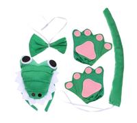 Hohopeti Disfraz de Cocodrilo para Carnaval y Halloween Diadema con de Animal y Pajarita de Tela Suave para Cosplay y Fiesta Temática
