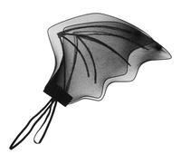 Hohopeti Disfraz de Halloween Alas de Murciélago Negras Adultos Accesorio de Poliéster Ligero Correas Ajustables Adecuado para Fiestas Carnavales y Cosplay