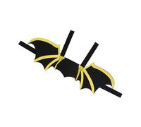 Hohopeti Disfraz de Halloween para Mascotas Alas de Murciélago y Campanilla Talla S Accesorio Cómodo y Ligero para Perros y Gatos Decoración Temática para Fiestas y Sesiones de Fotos