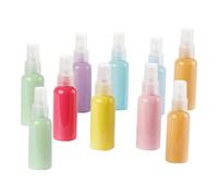 Hohopeti Dispensador de Perfume Recargable de 50ml, Botella Pulverizadora Multifuncional de Pet Diseño Macaron, Ligera y Adecuado para Viaje, Paquete de 10 Piezas Color Aleatorio