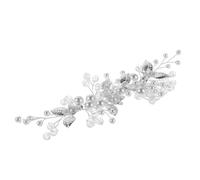 Hohopeti Enredadera Cabello de Boda con Flores y Cristales para Novias en Ocasiones Formales