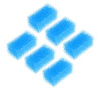 Hohopeti Esponjas Filtrantes de Alta Densidad para Acuario y Estanque Material Filtrante Biológico 6 Unidades Purificación de Agua para Filtros Internos Compatible Sistemas de