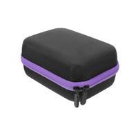 Hohopeti Estuche para Insulina 15 Compartimentos de 10 Ml, Material Transparente, Color Morado, Organizador Portátil para Refrigerador, Almacenamiento Seguro y Compacto Adecuado para