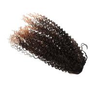 Hohopeti Extensión de Rizada Sintética Cordón Coleta Postiza Clip-in para Mujer Accesorio para Fiestas y Disfraces para Cabello Corto y Peinados Versátiles