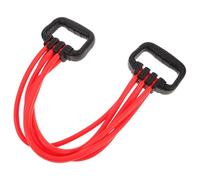 Hohopeti Extensor de Fuerza Ajustable para Fitness Banda Elástica Roja de 20-120 Lbs Equipo Multifuncional para Entrenamiento de Brazos Pecho y Espalda Casa