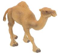 Hohopeti Figura de Camello Dromedario de Plástico Realista para Niños, Modelo Pequeño, Juguete Educativo de Animales Salvajes, Decoración Infantil para Proyectos Escolares y Juegos