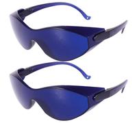 Hohopeti Gafas Protectoras para Depilación Ipl, Pack 2 Unidades, Color Azul, Protección contra Luz Pulsada Intensa, Accesorio Práctico y Ligero para Tratamientos Estéticos