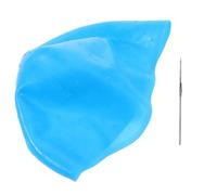 Hohopeti Gorra de Silicona Azul para Teñir y Resaltar el Cabello, Gorro Reutilizable para Salón de Belleza, Herramienta Antideslizante para Suministros de Peluquería y Cuidado del Cabello