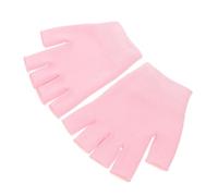 Hohopeti Guantes Hidratantes de Gel para Manos Mujer, 1 Par Rosa, Guantes Protectores Reparadores para Cuidado Piel, Spa para Manos Secas y Ásperas, Hidratación Profunda Nocturna