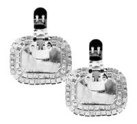 Hohopeti Hebillas para Zapatos con Clips Decorativos de Pedrería Removibles y Fáciles de Instalar Accesorios Brillantes para Bodas y Fiestas Diseño Delicado para Mujer y Niña