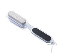 Hohopeti Herramienta de Pedicura con Piedra Pómez Natural Cepillo de Uñas para Pies Kit Exfoliante para Eliminar Durezas y Piel Muerta Cuidado Ergonómico para Pies Suaves