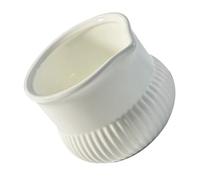 Hohopeti Jarra de Porcelana Blanca para Leche y Pequeña Jarra Cremera Estilo Japonés Minimalista para Café Salsa y Ensaladas Diseño Elegante y Seguro para Uso Diario