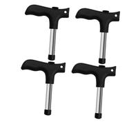 Hohopeti Juego de 4 Perforadoras Manuales para Abrir Cocos Pequeñas de Acero Inoxidable con Mango Antideslizante Herramienta Portátil para Abrir Agua de Casa Bares y Restaurantes